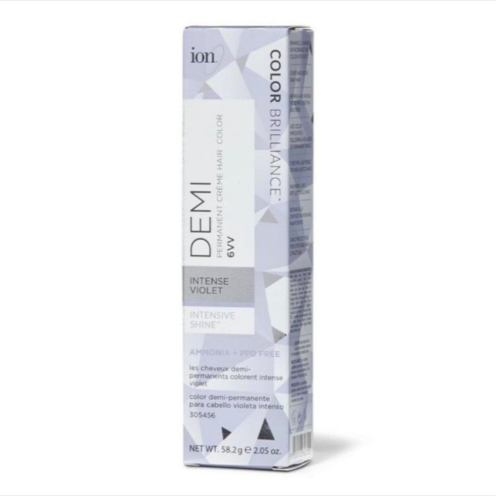Intensive Shine 6VV Intense Violet Demi Permanent Creme Hair Color